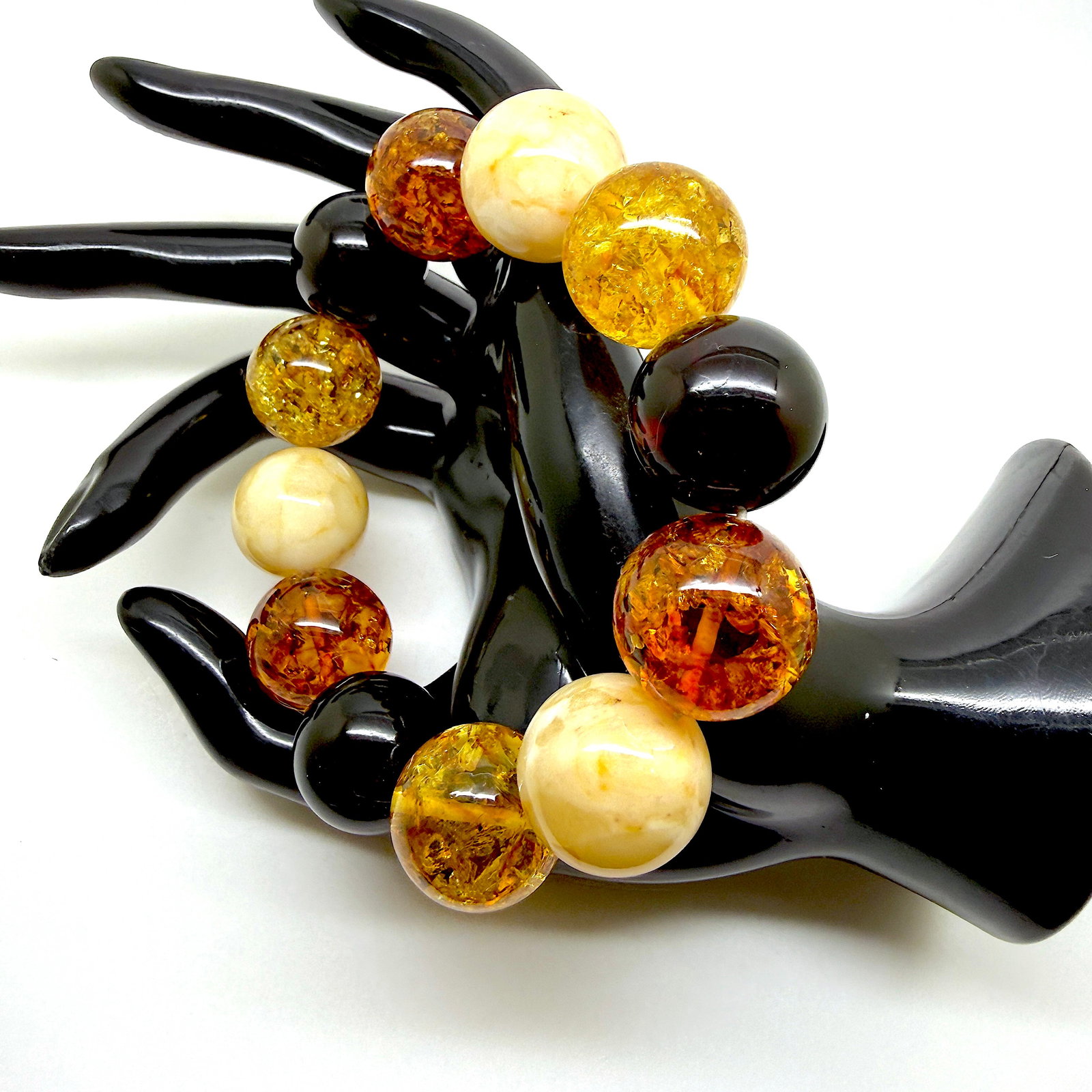 Elegant Amber Bracelet - 4