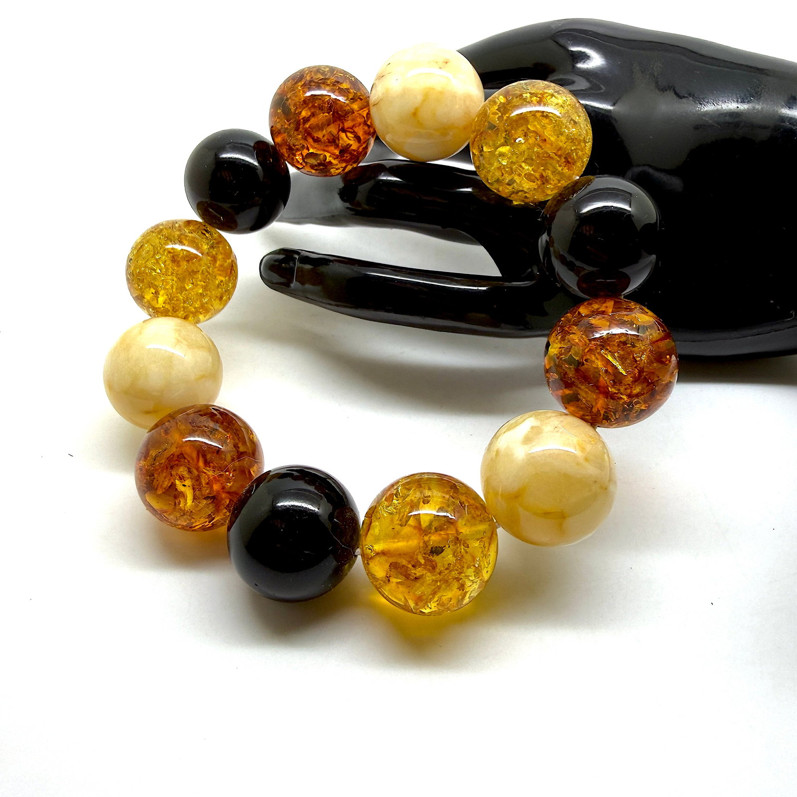Elegant Amber Bracelet - 5