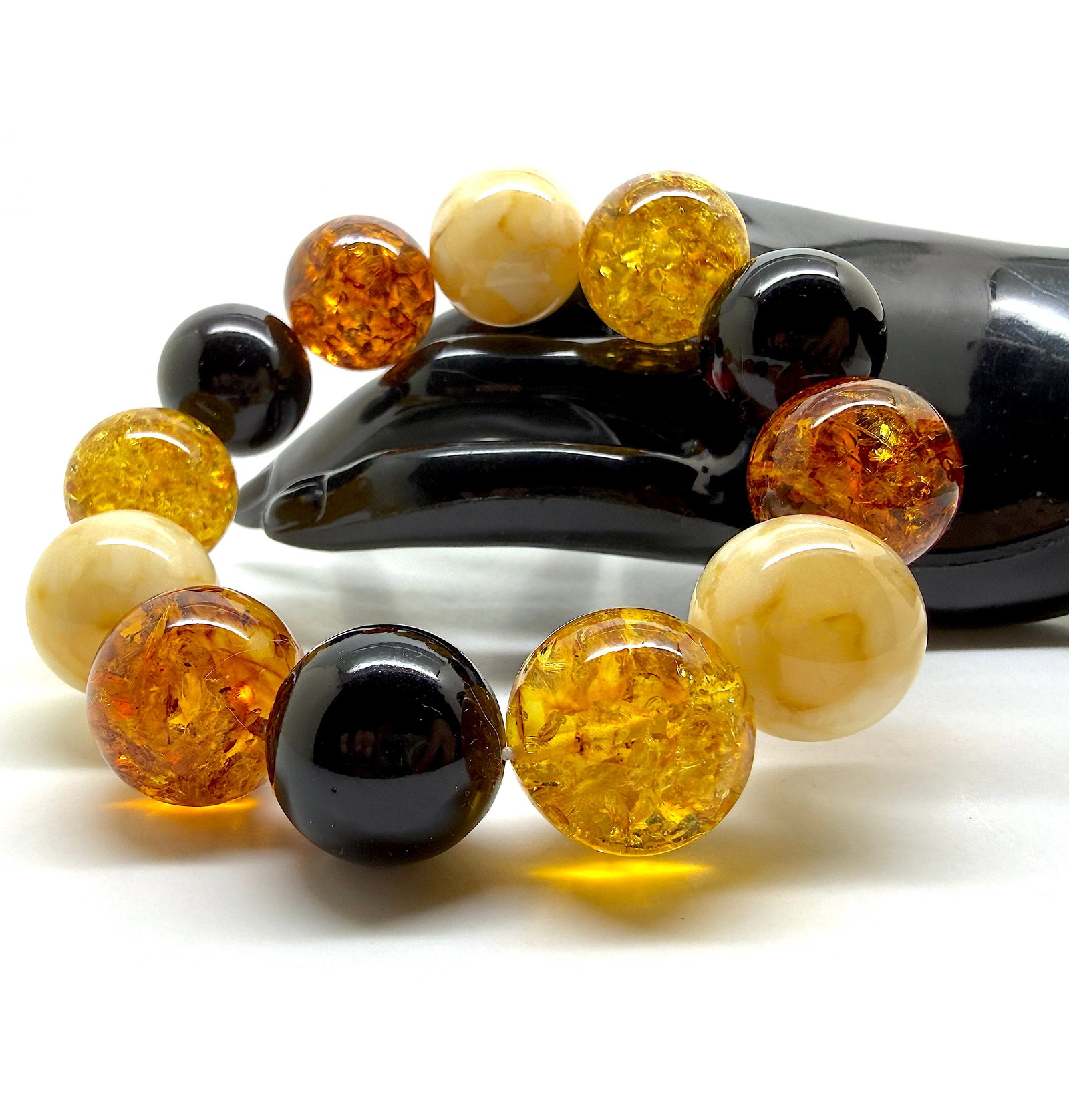 Elegant Amber Bracelet - 6