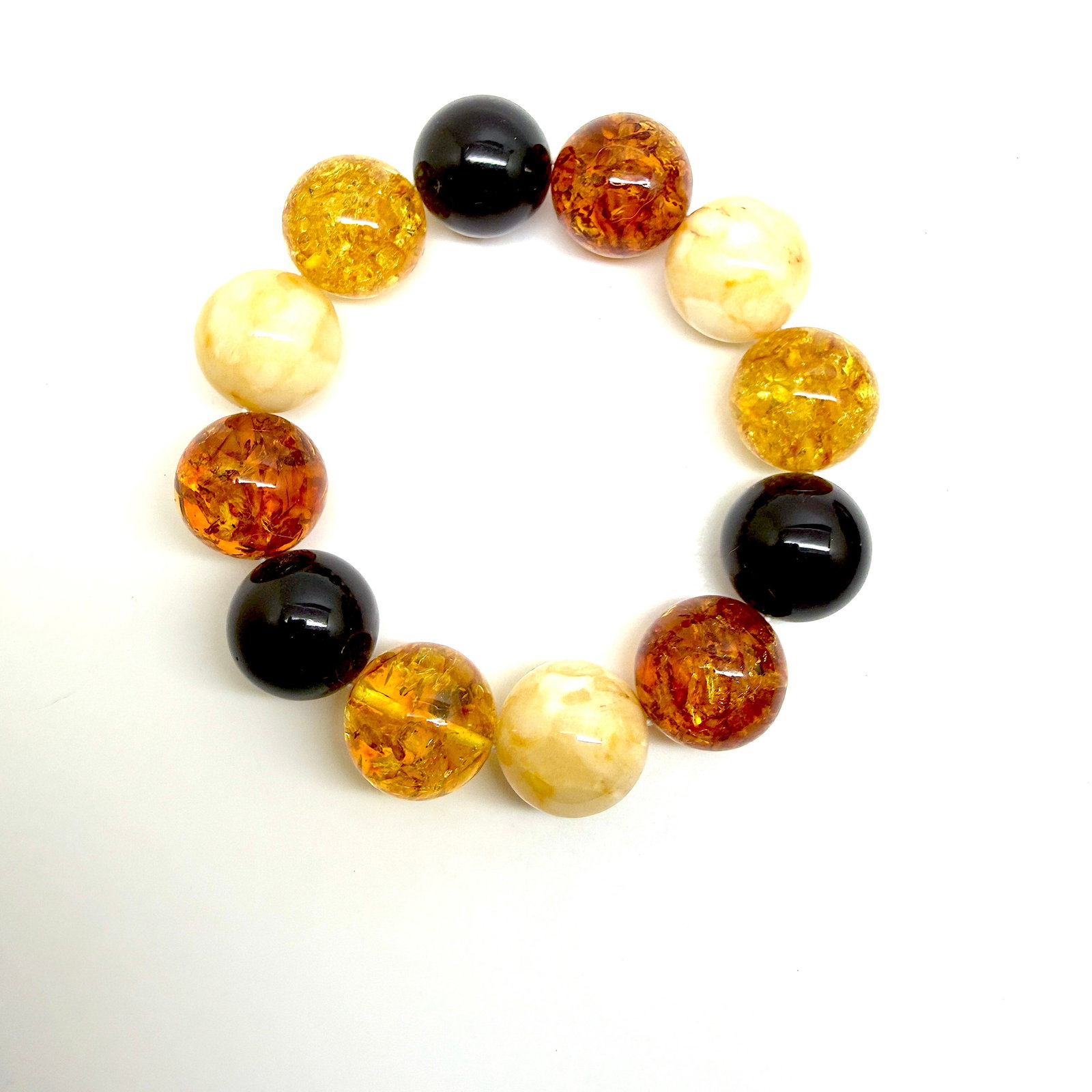 Elegant Amber Bracelet - 7