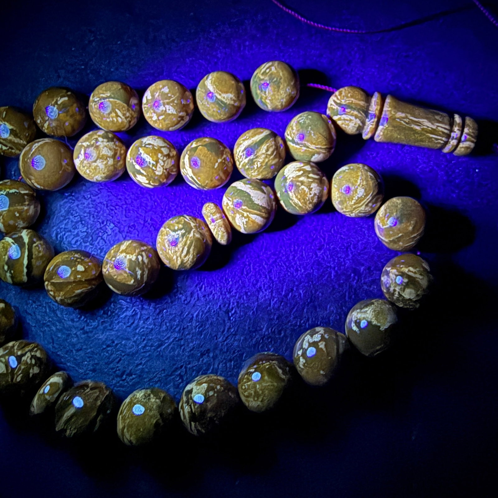 Impressive Amber Tesbih made from Round Amber beads - 3