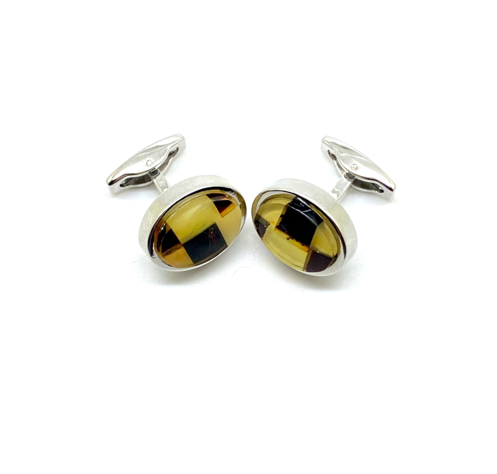 Fascinating Amber Cufflinks - 8
