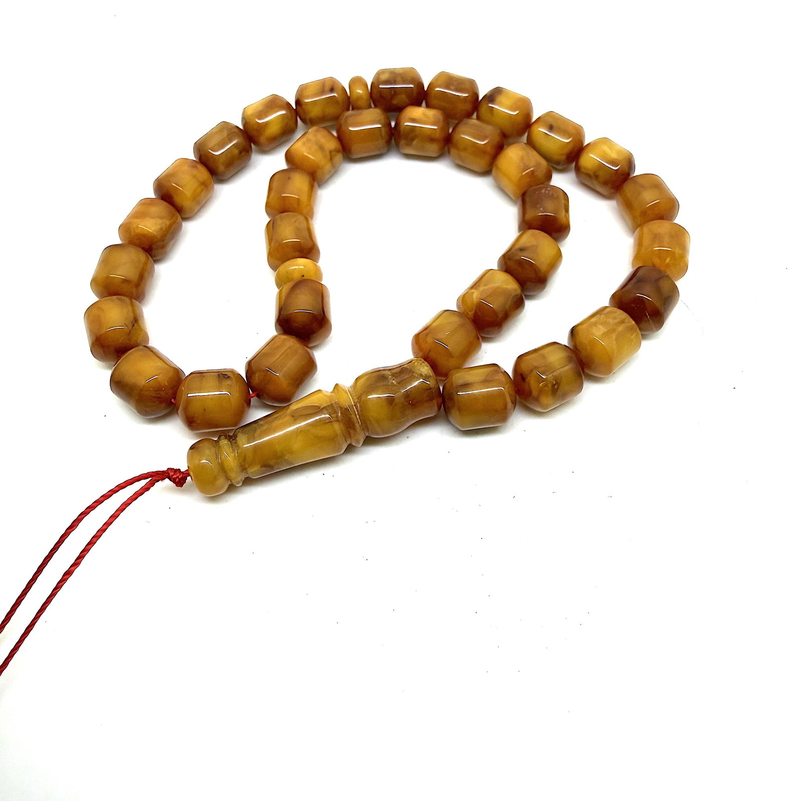 Stunning Amber Tesbih made from Round Amber beads - 4