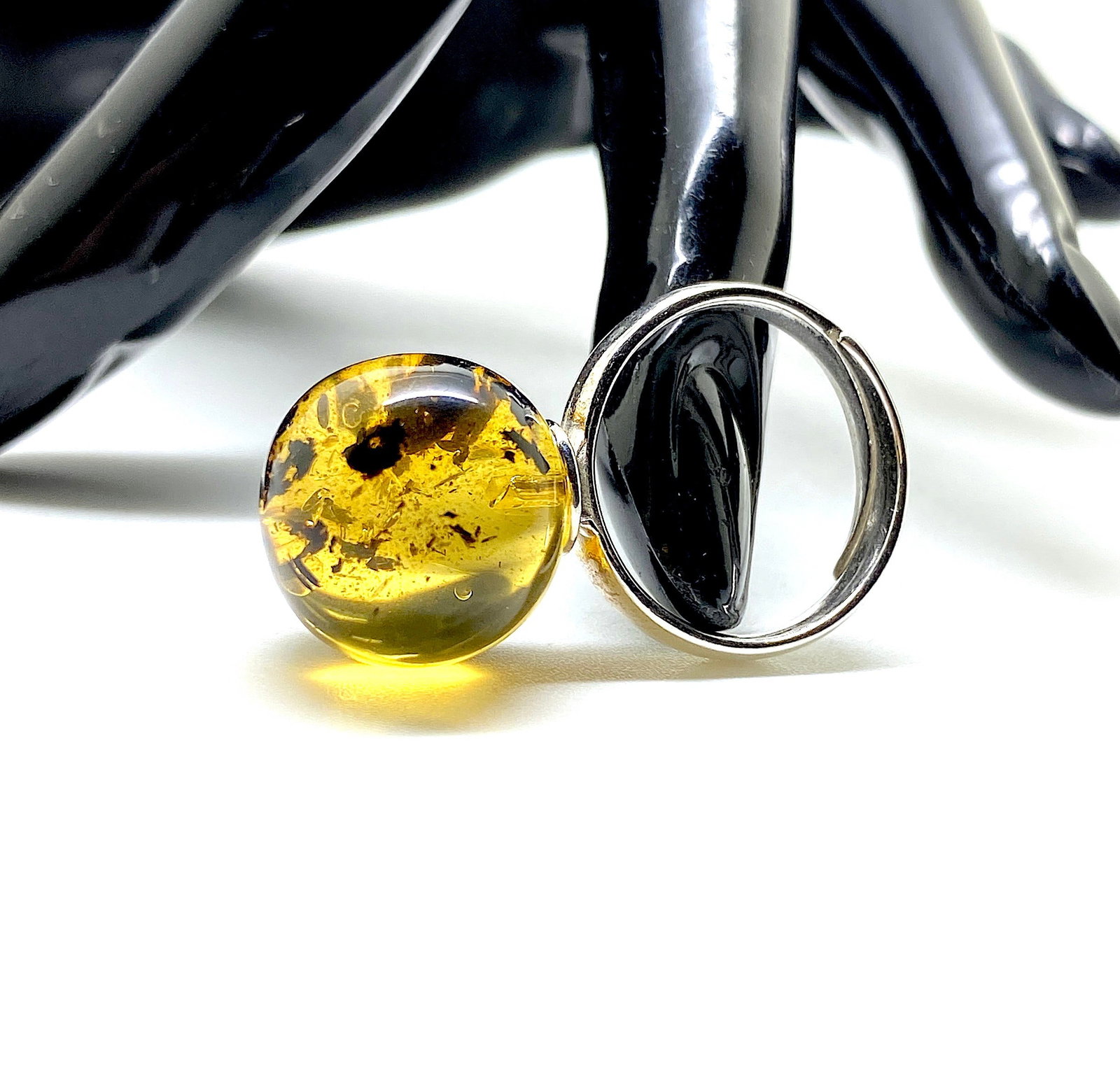 Unique and Amazing Amber Ring - 5
