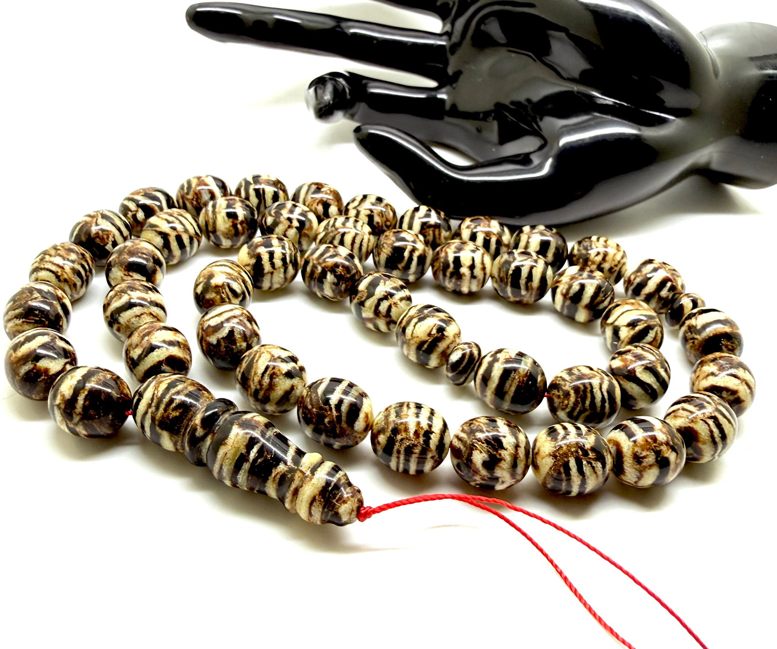 Beautiful Amber Tesbih made from Round Amber beads - 7