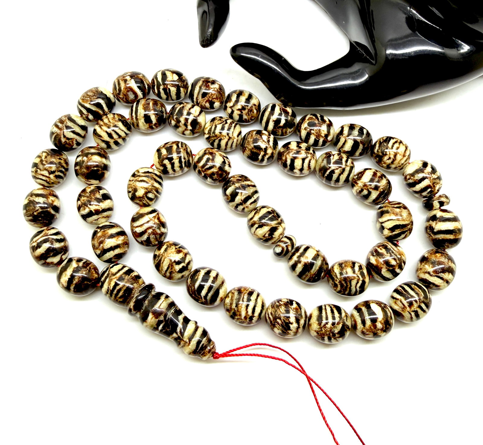Beautiful Amber Tesbih made from Round Amber beads - 8