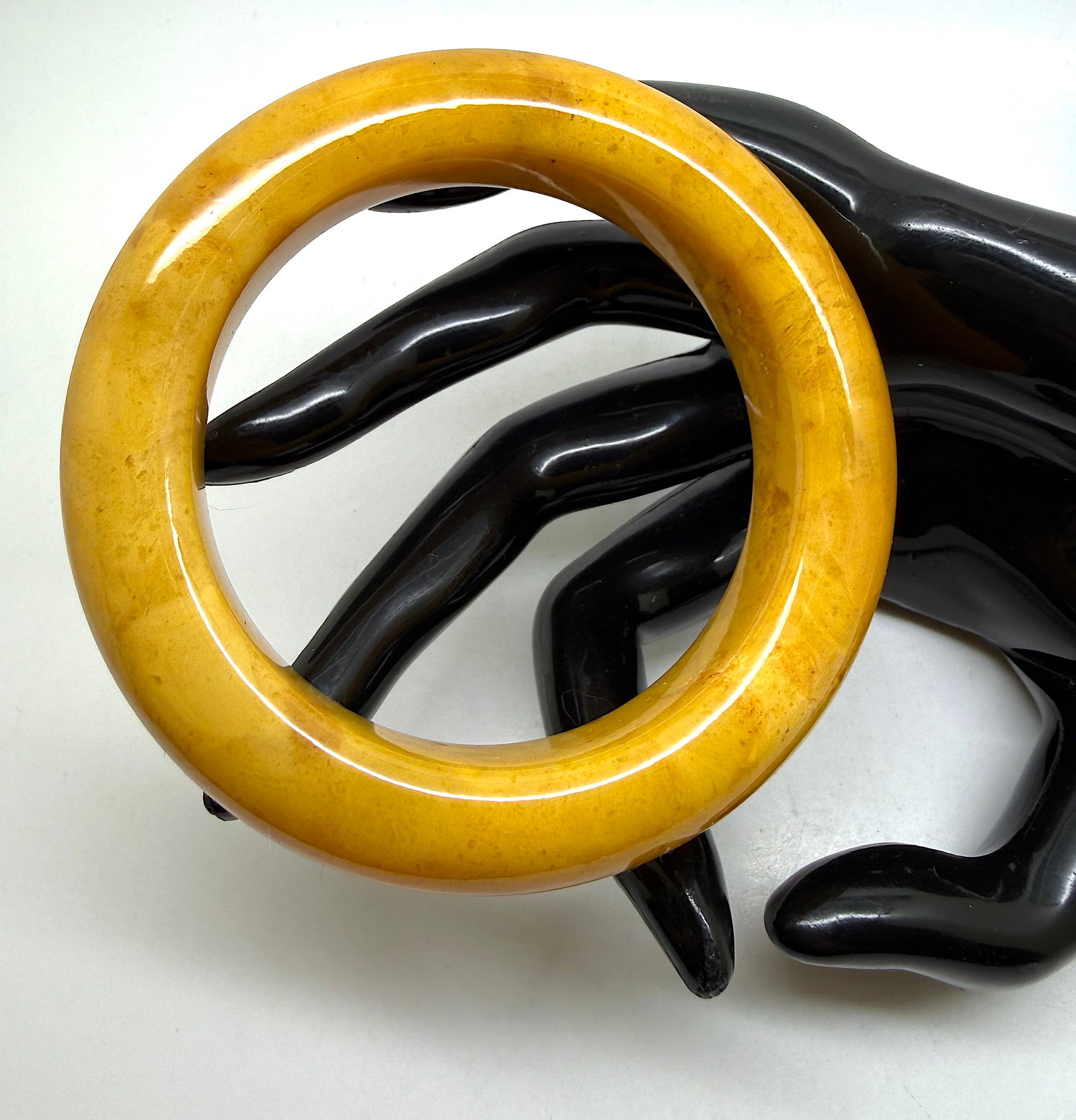 Staggering Amber Bangle Bracelet - 3