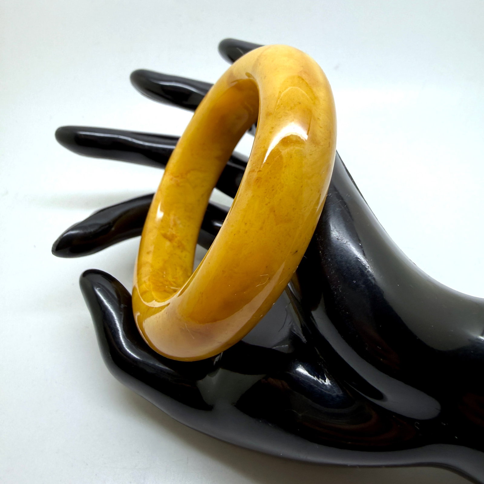 Staggering Amber Bangle Bracelet - 4