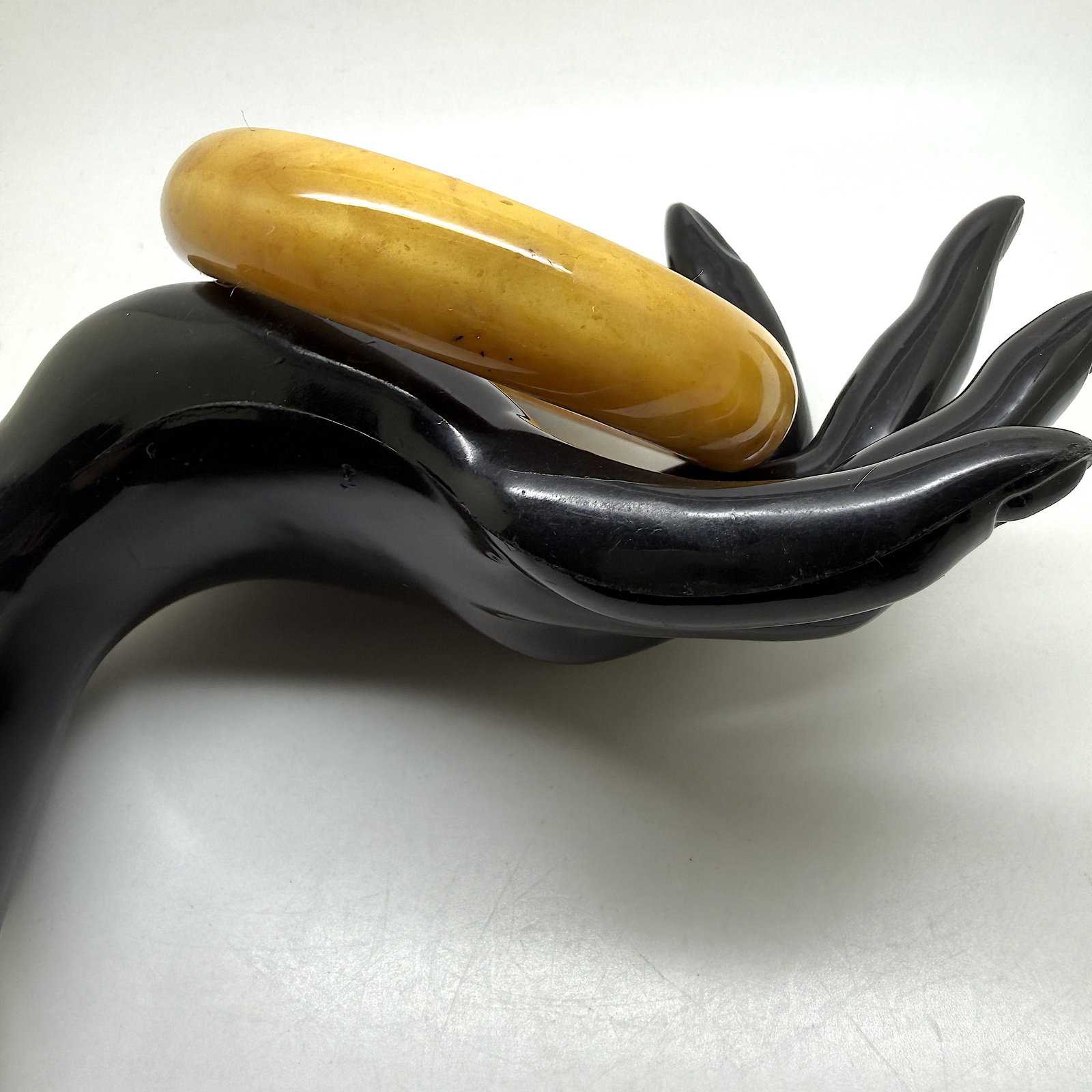 Staggering Amber Bangle Bracelet - 5