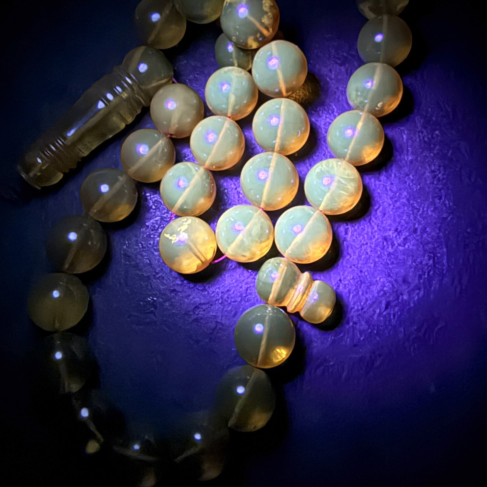 Outstanding Amber Tesbih made from Round Amber beads - 9