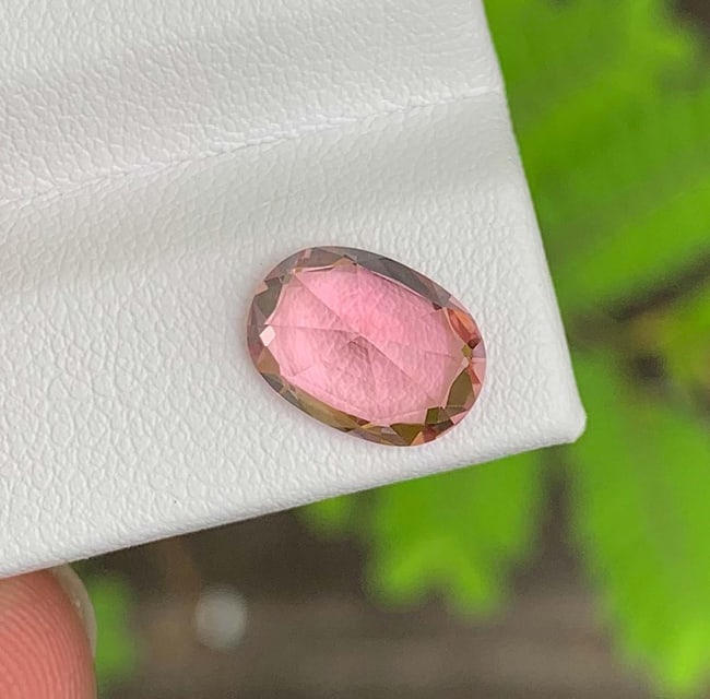 Dusty Rose Pink Tourmaline Gemstone: Natural October Birthstone, Africa (3.03 CT) - 4
