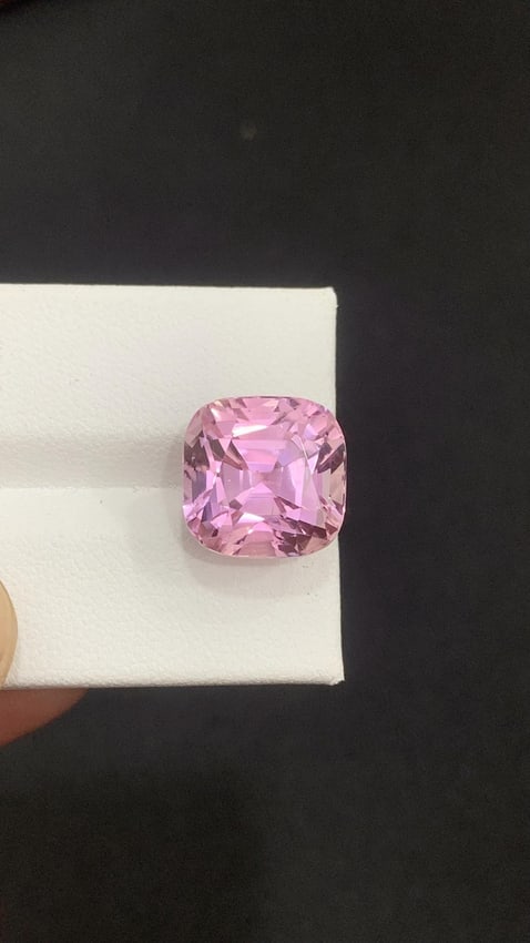 Pink Kunzite Cushion Cut Loose Gemstone For Ring And Jewellery, Wedding Jewellery - 14.25 Carat - 4