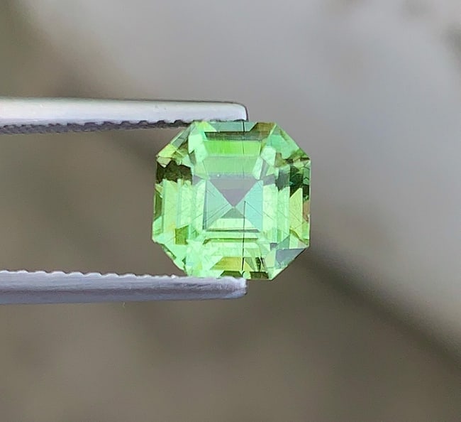 Natural Rutile Peridot Gemstone 2.19 Carat Green Loose Gemstone for Ring, Pendant & Custom Jewelry - 2
