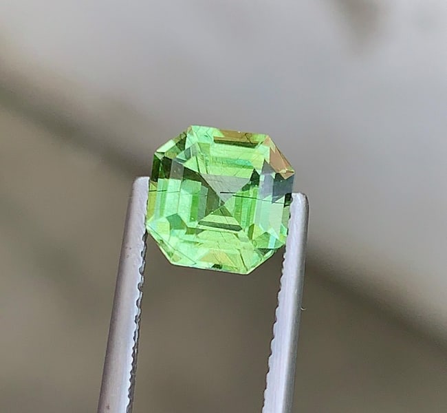 Natural Rutile Peridot Gemstone 2.19 Carat Green Loose Gemstone for Ring, Pendant & Custom Jewelry - 6