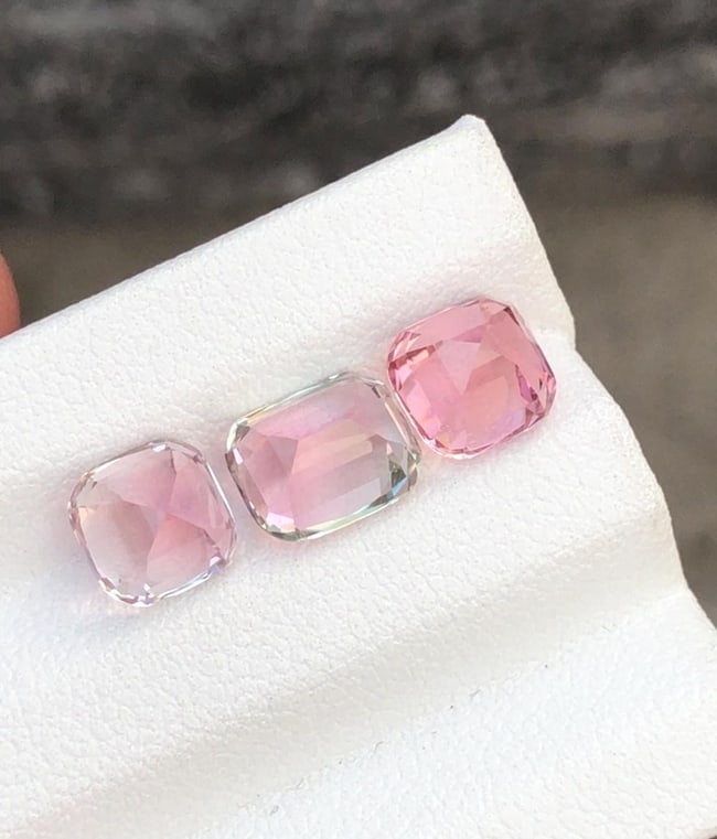 Natural Pink Tourmaline Gemstone Set For Jewelry From Afghanistan - 5.315 Carat - 4