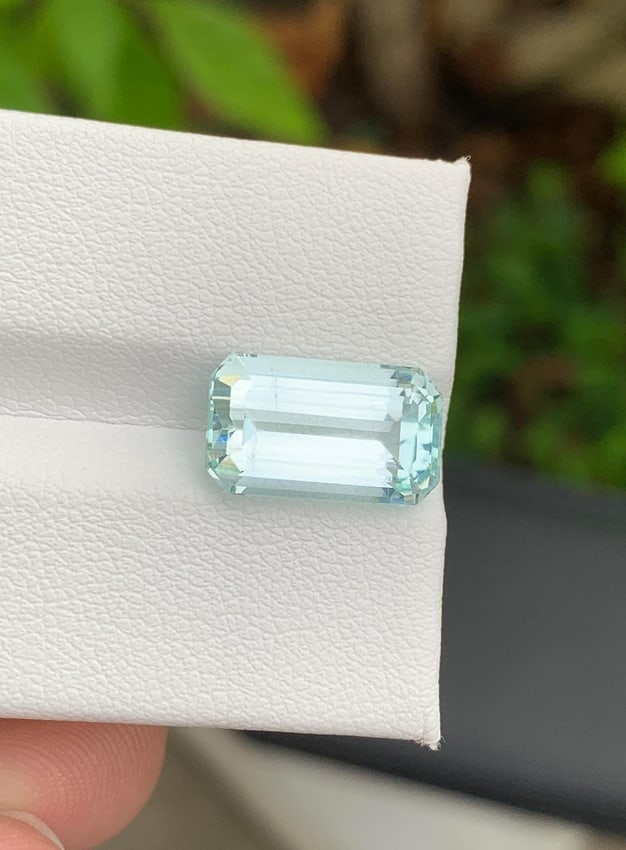 Natural Aquamarine Gemstone 6.00 Carat - Sky Blue Loose Aquamarine for Ring, Pendant & Fine Jewelry - 5