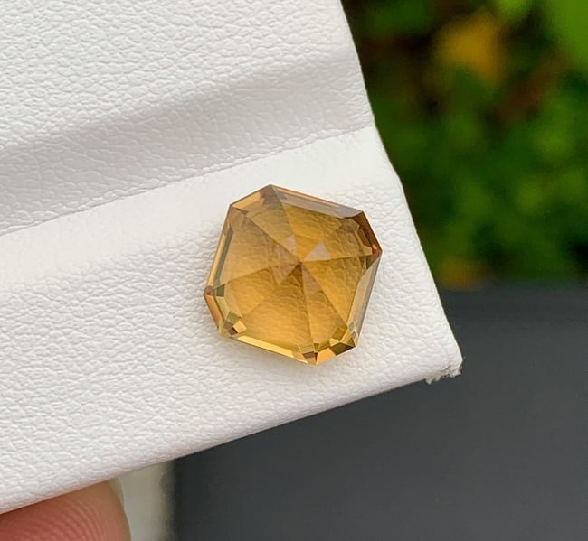 Natural Yellow Citrine Gemstone 5.30 Carat - Golden Yellow Loose Citrine for Ring Pendant Jewelry - - 3