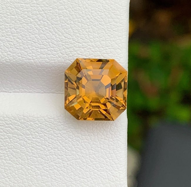Natural Yellow Citrine Gemstone 5.30 Carat - Golden Yellow Loose Citrine for Ring Pendant Jewelry - - 4
