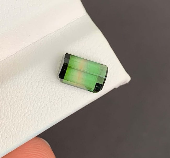 Multi Color Tourmaline Gemstone: Natural October Birthstone, Africa (2.78 CT) - 2