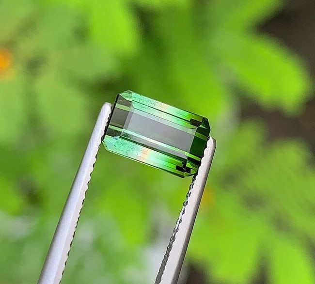 Multi Color Tourmaline Gemstone: Natural October Birthstone, Africa (2.78 CT) - 6