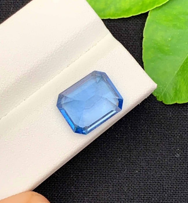 Santa Maria Aquamarine Gemstone: Natural Beryl, March Birthstone (6.85 Carats) - 3