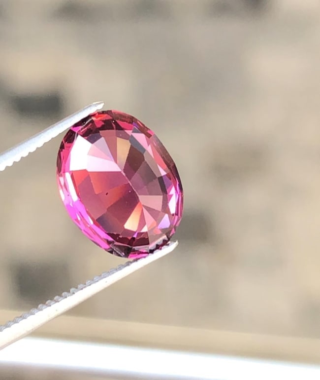 Natural Purplish Pink Kunzite Gemstone Oval Cut For Engagement Ring From Tanga Mine Tanzania - 3.595 - 4
