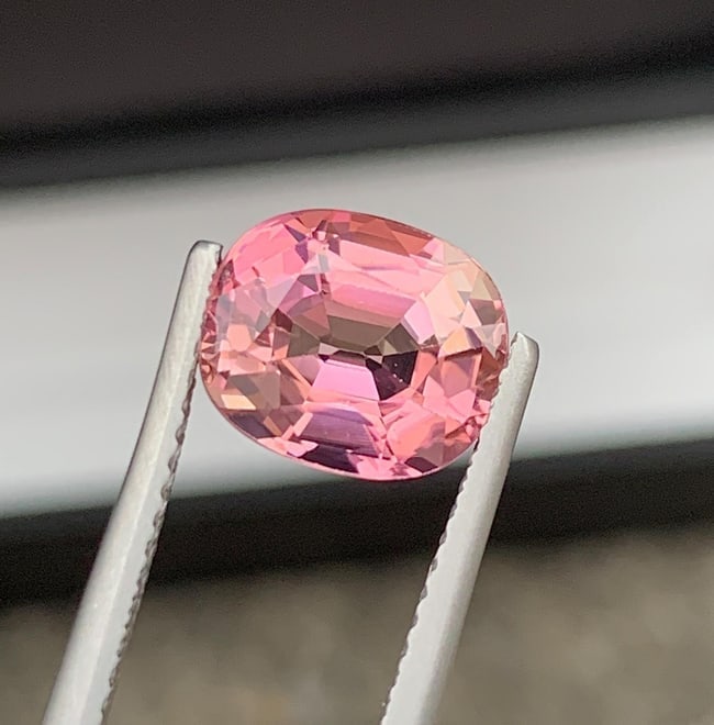Lilac Pink Tourmaline Gemstone: Natural October Birthstone, Africa 2.75 CTs - 2