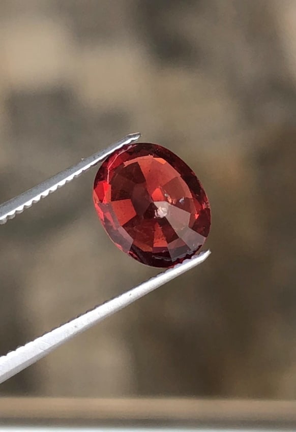Burma Intense Blood Red Spinel Oval Cut Gemstone For Wedding Jewelry- 1.93 carat - 10