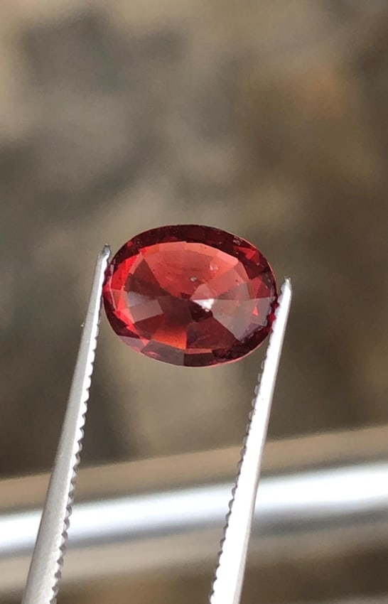 Burma Intense Blood Red Spinel Oval Cut Gemstone For Wedding Jewelry- 1.93 carat - 11