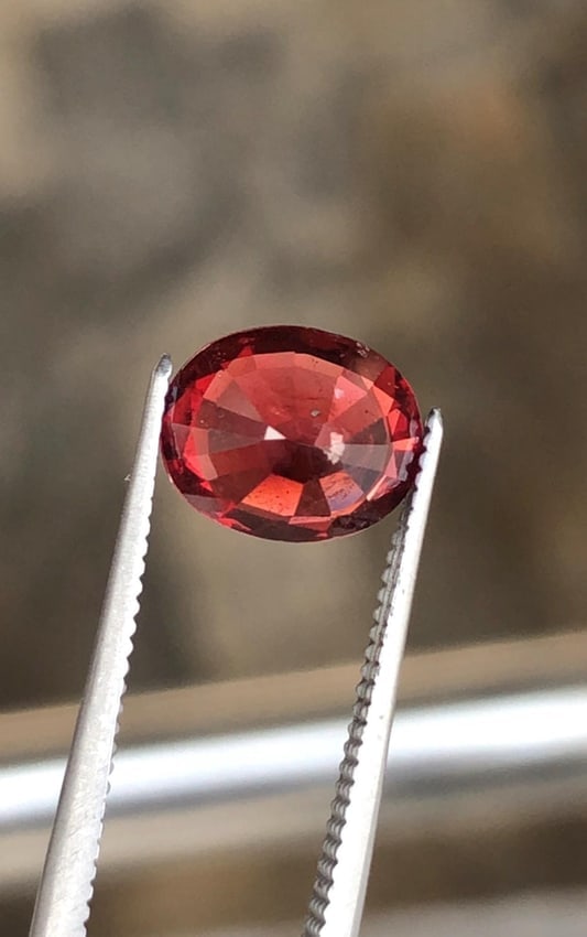 Burma Intense Blood Red Spinel Oval Cut Gemstone For Wedding Jewelry- 1.93 carat - 12