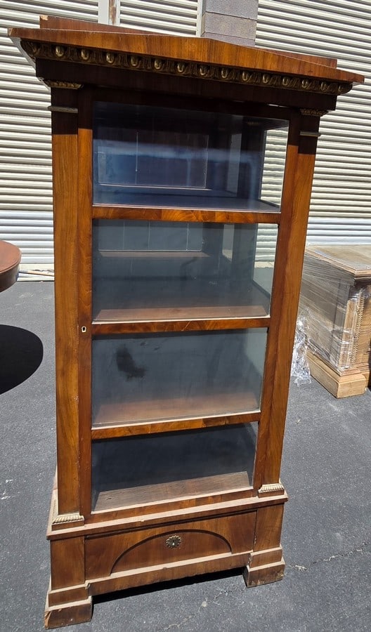 Neoclassical Style Mahogany and Gilt Bronze Display Cabinet - 3