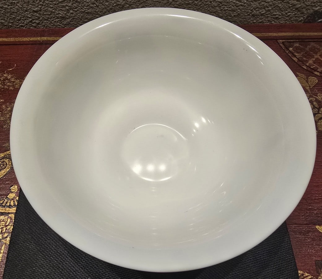 Decorative Ceramic Bowl with Blue Bird and Floral Motif - 3