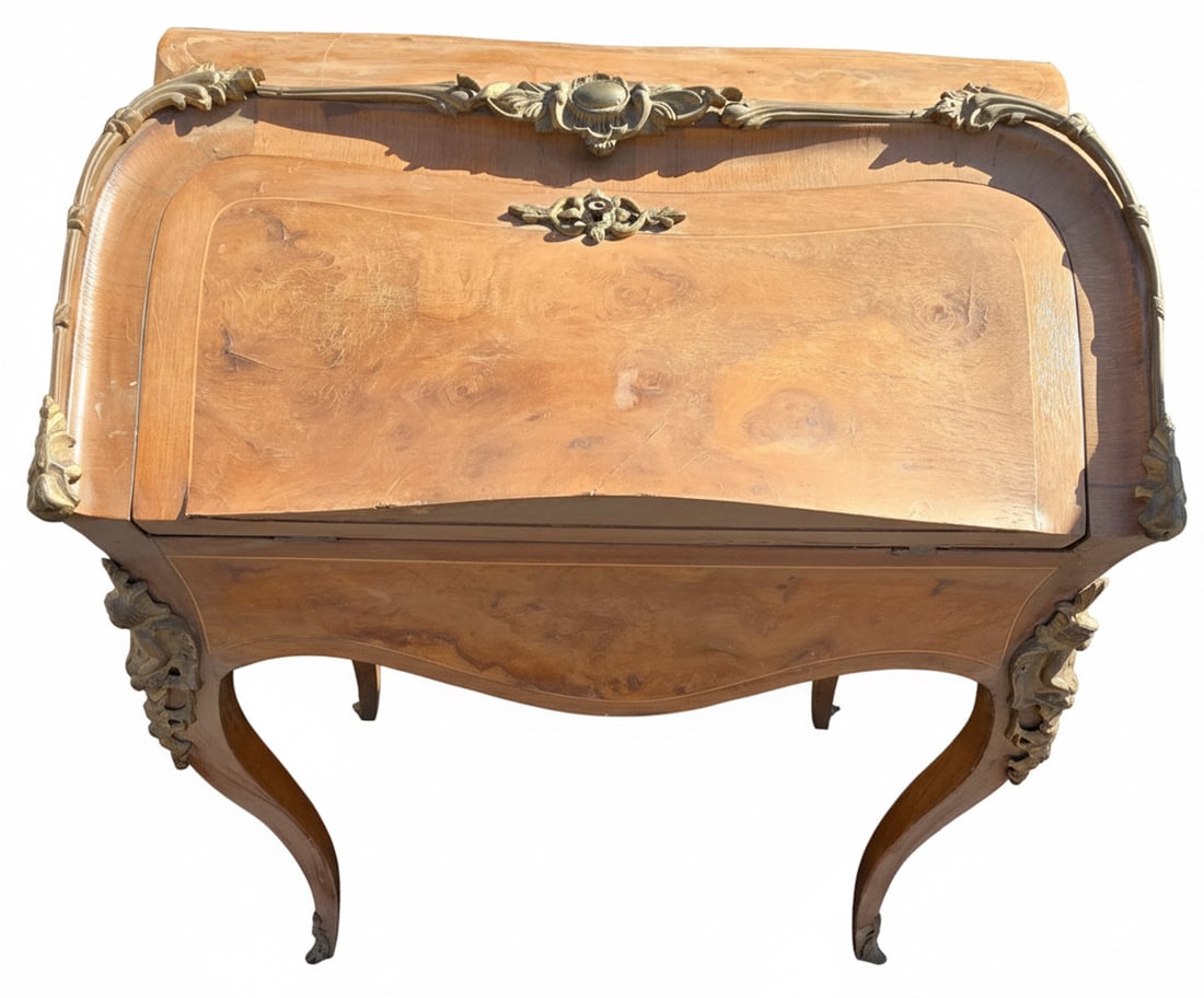 Louis XV Style Marquetry Bombe Secretaire Abattant (1 of 3)