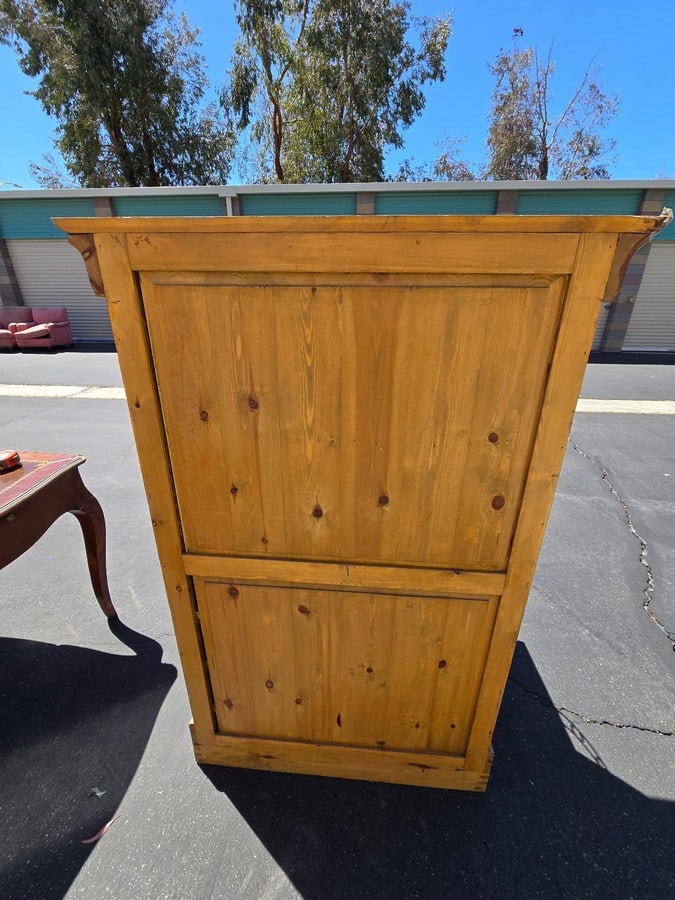 Continental Carved Pine Domed Cabinet / Bookcase - 2