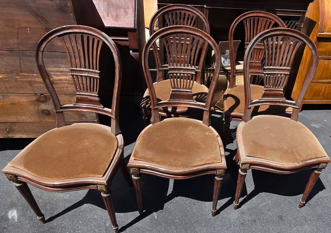 Set of Four Antique Sheraton Style Side Chairs - 2