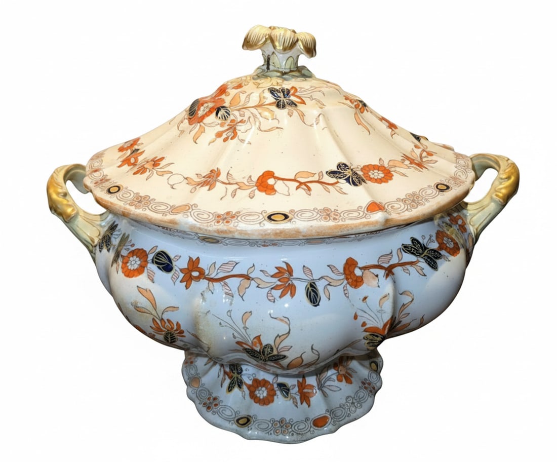 Mason's Patent Ironstone China Japan Pattern Soup Tureen, Early 19th Century (1 of 5)