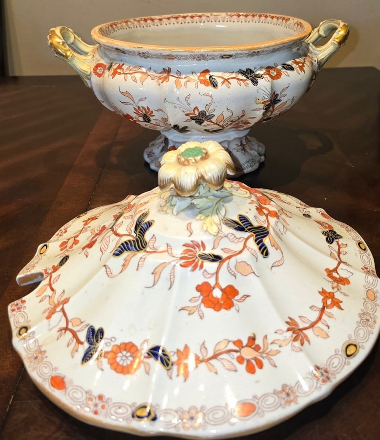Mason's Patent Ironstone China Japan Pattern Soup Tureen, Early 19th Century - 4