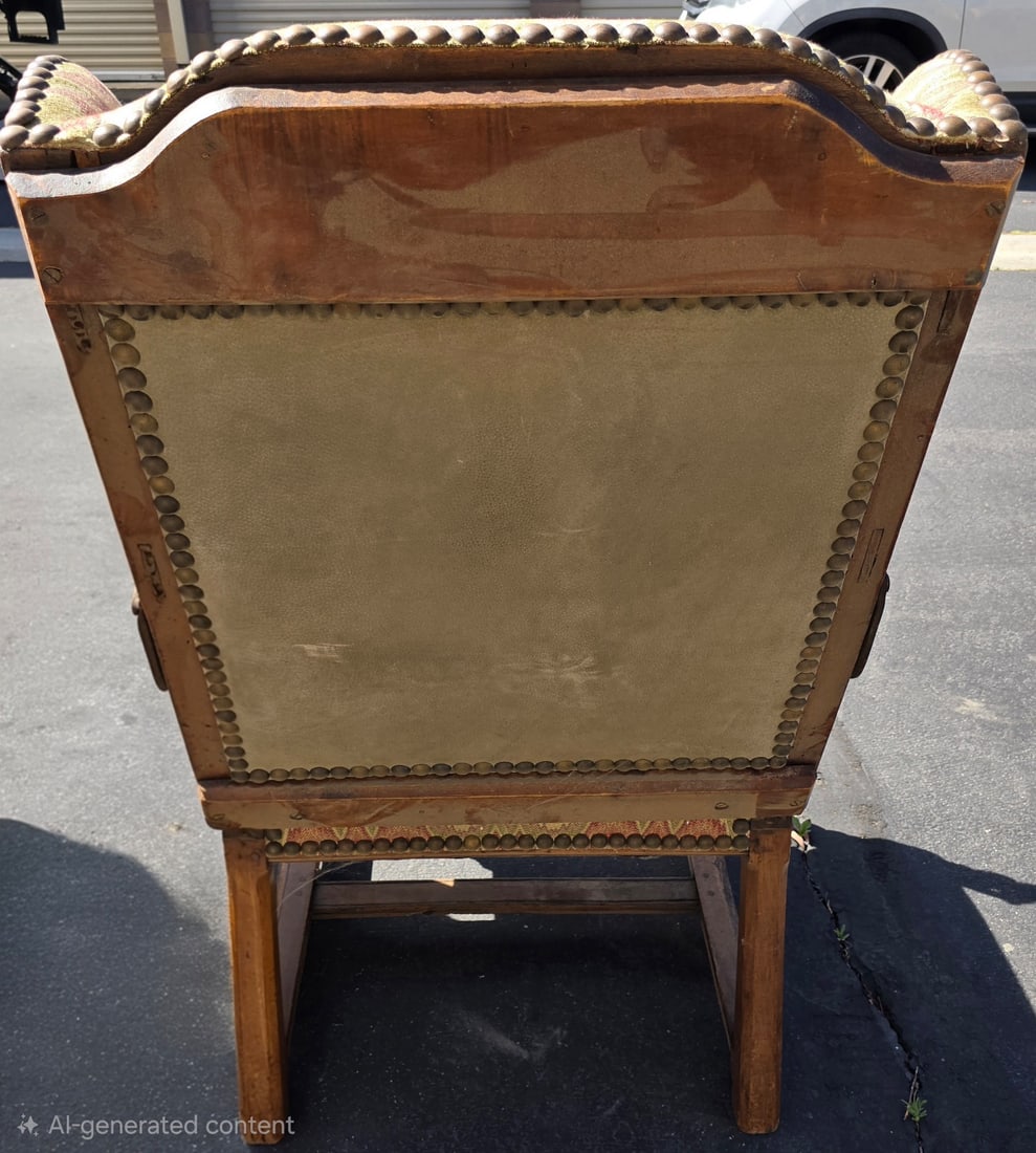 Recliner Armchair with Cast Iron Hardware - 2