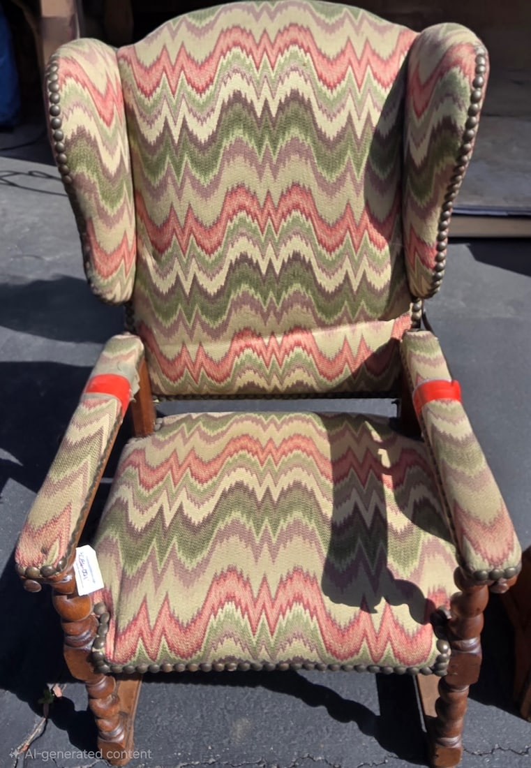 Recliner Armchair with Cast Iron Hardware - 3