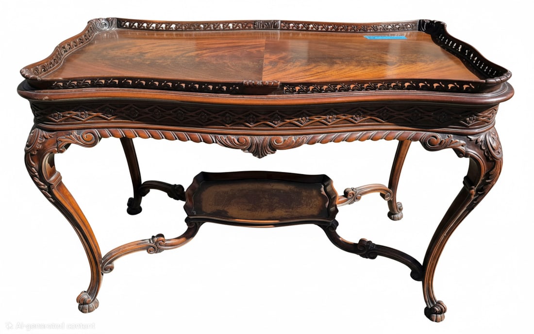 Chippendale Console Tea/Coffee Table - 4
