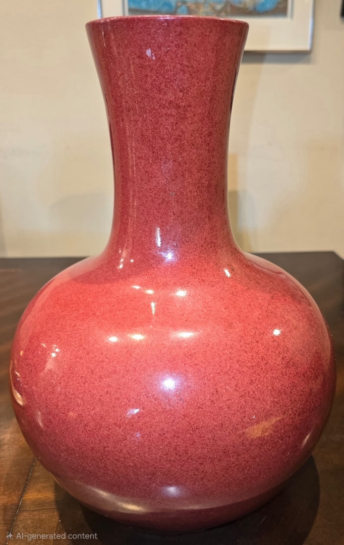 Chinese Sang de Boeuf Glazed Porcelain Vase - 9