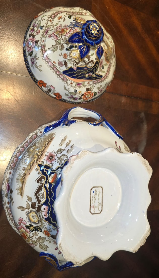 Aesthetic Movement Porcelain Soup Tureen with Lid - 5