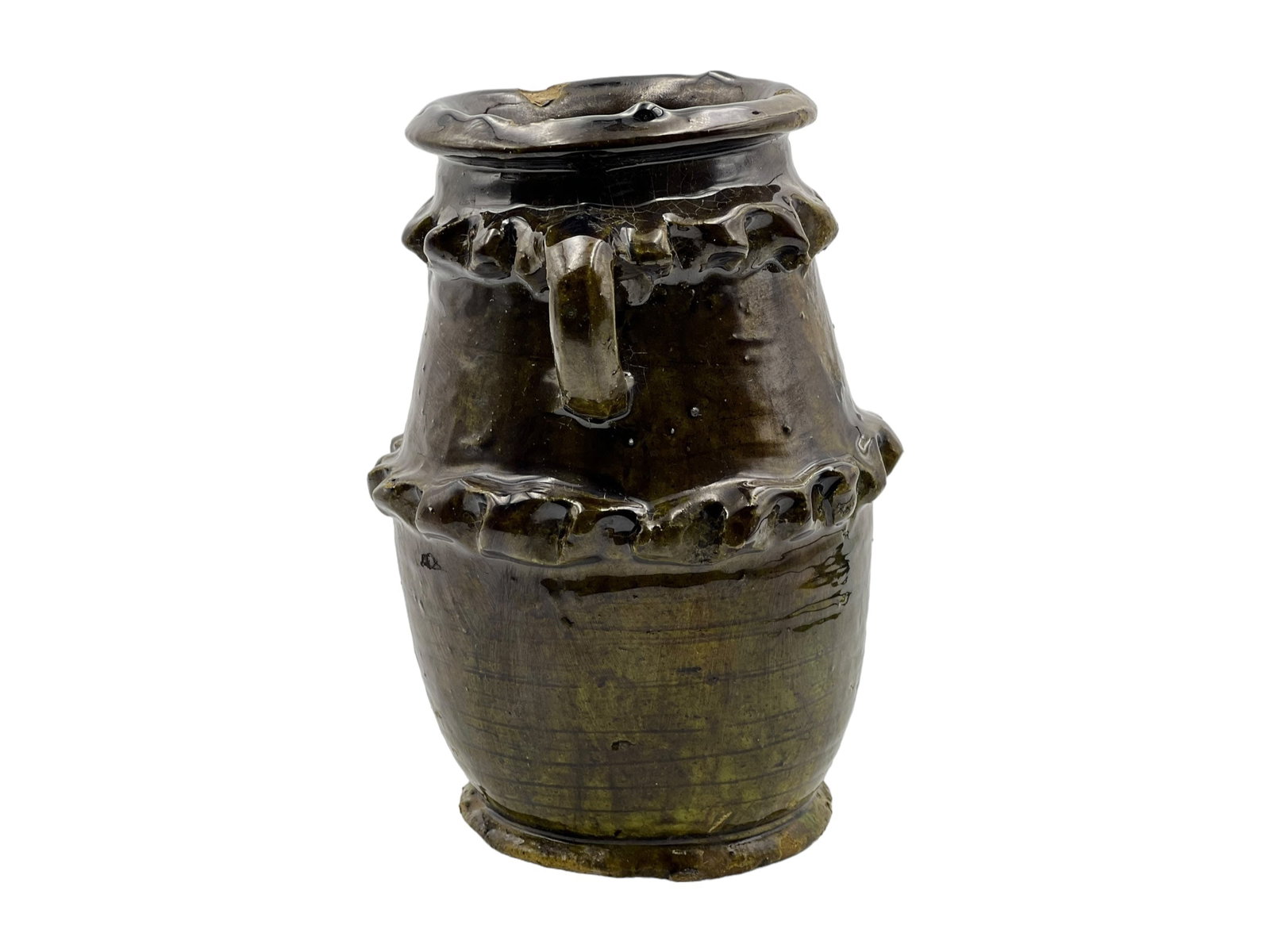 Handcrafted Tamegroute Pottery Jug – Organic Clay with Natural Glaze - 3