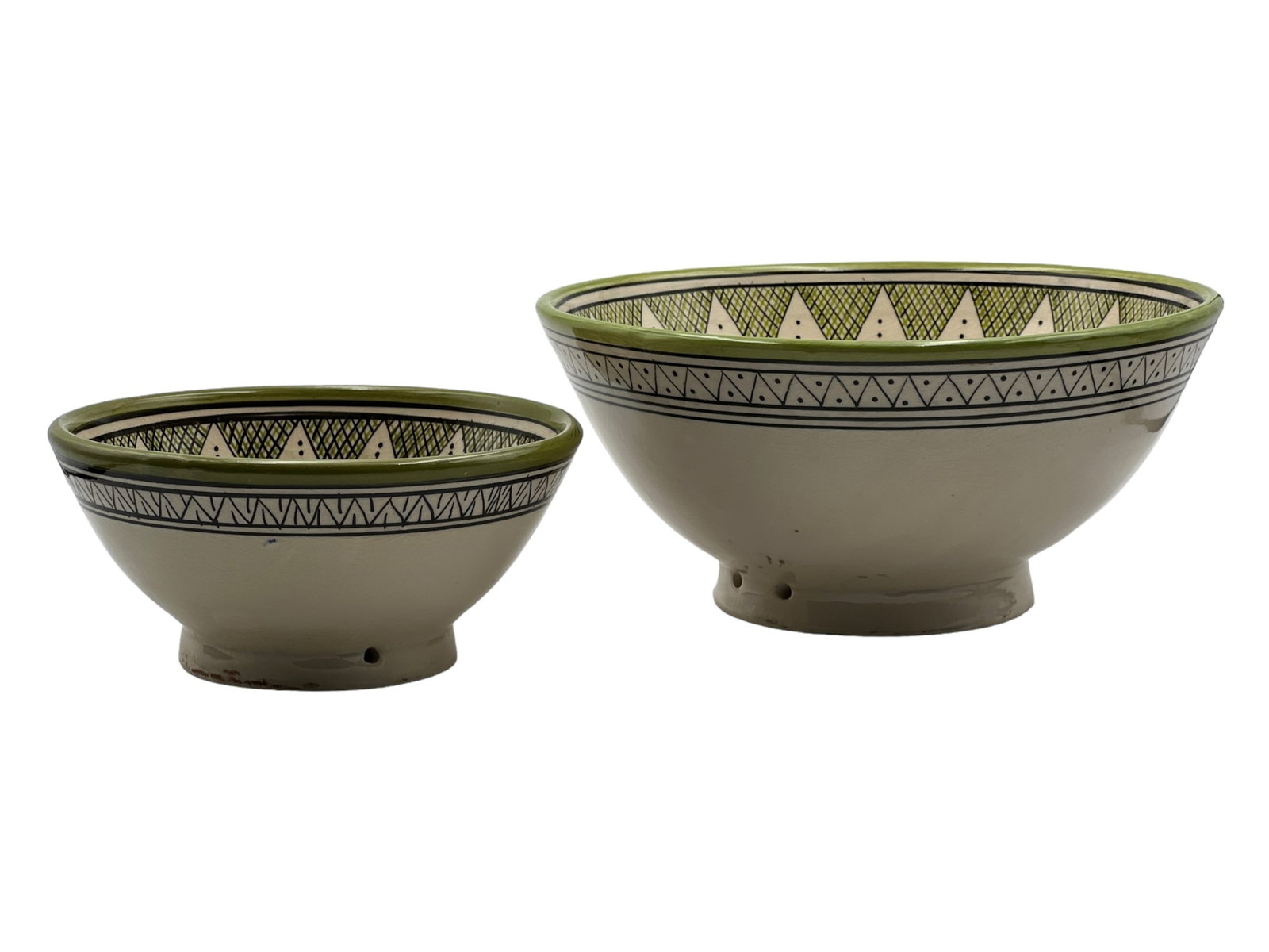 Vintage Square Handcrafted Clay Pottery Bowl – Natural Pigments - 10