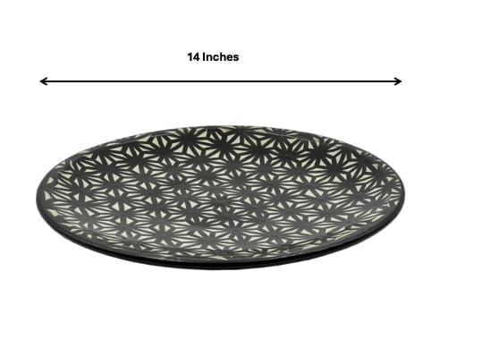 Handcrafted Clay Pottery Plate – Natural Pigments - 3