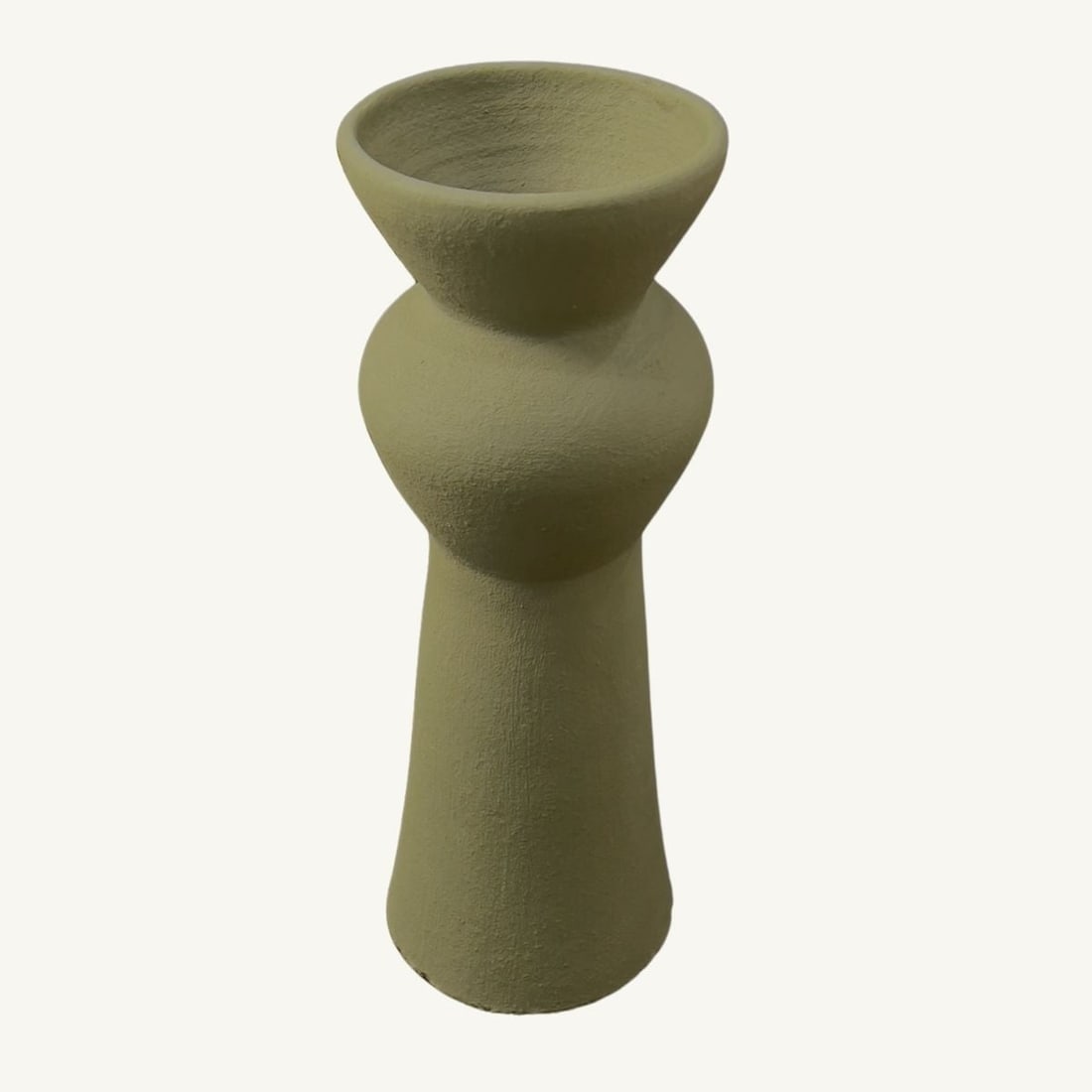 Handcrafted Sculptural Terracotta Vase - 2