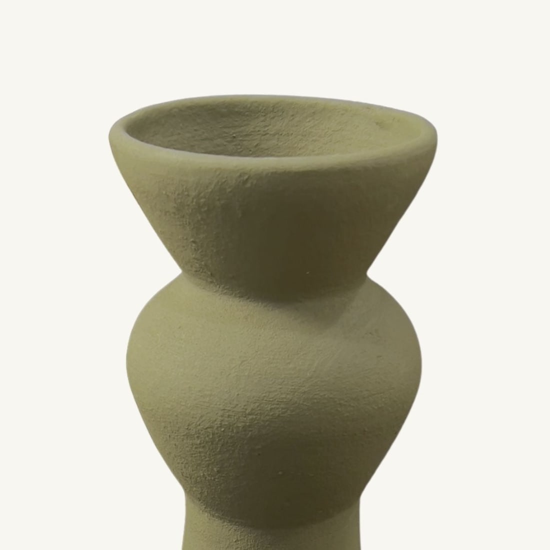 Handcrafted Sculptural Terracotta Vase - 3