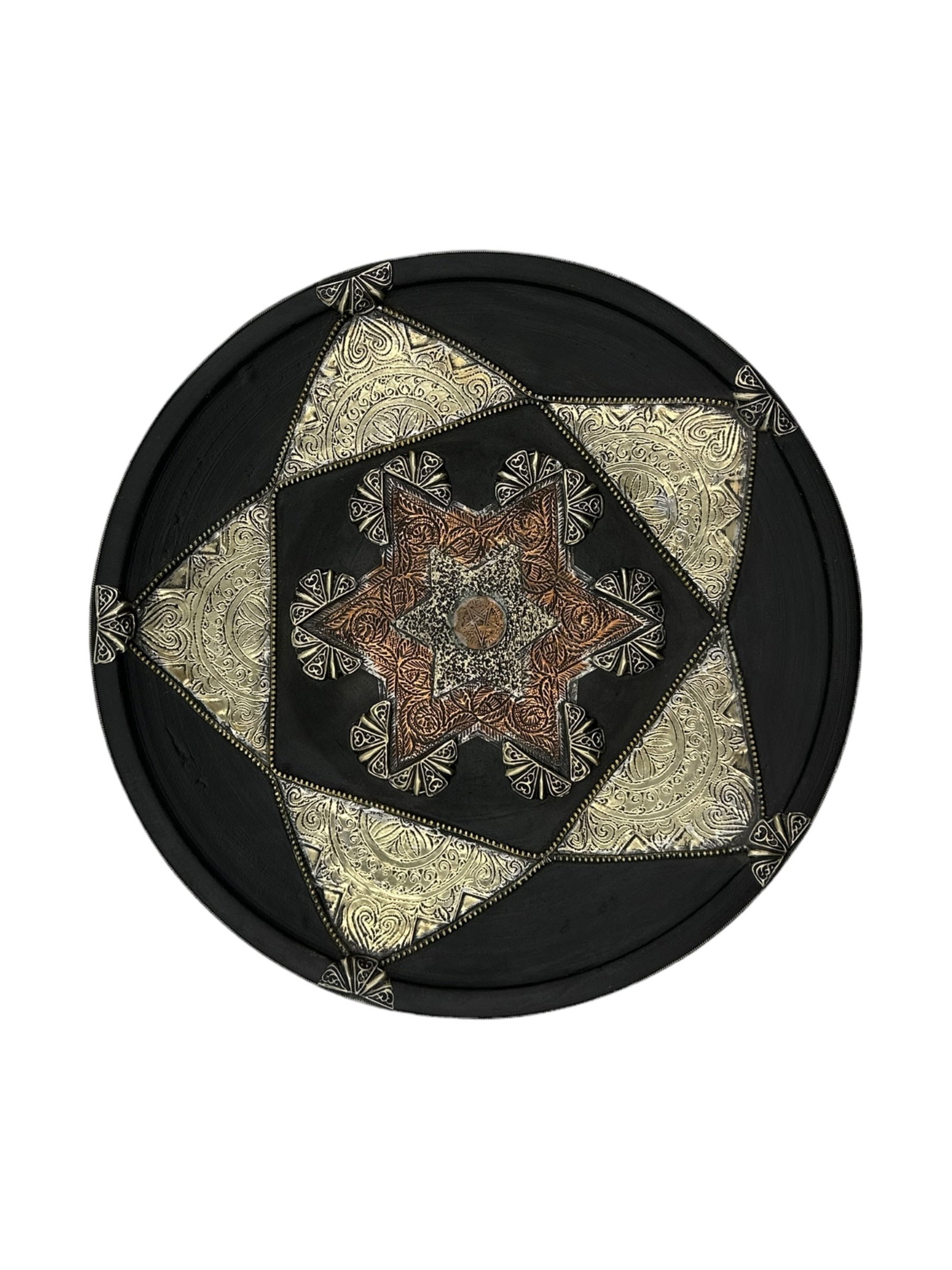 Handcrafted Copper-Tone Clay Pottery Plate – Natural Pigments - 4
