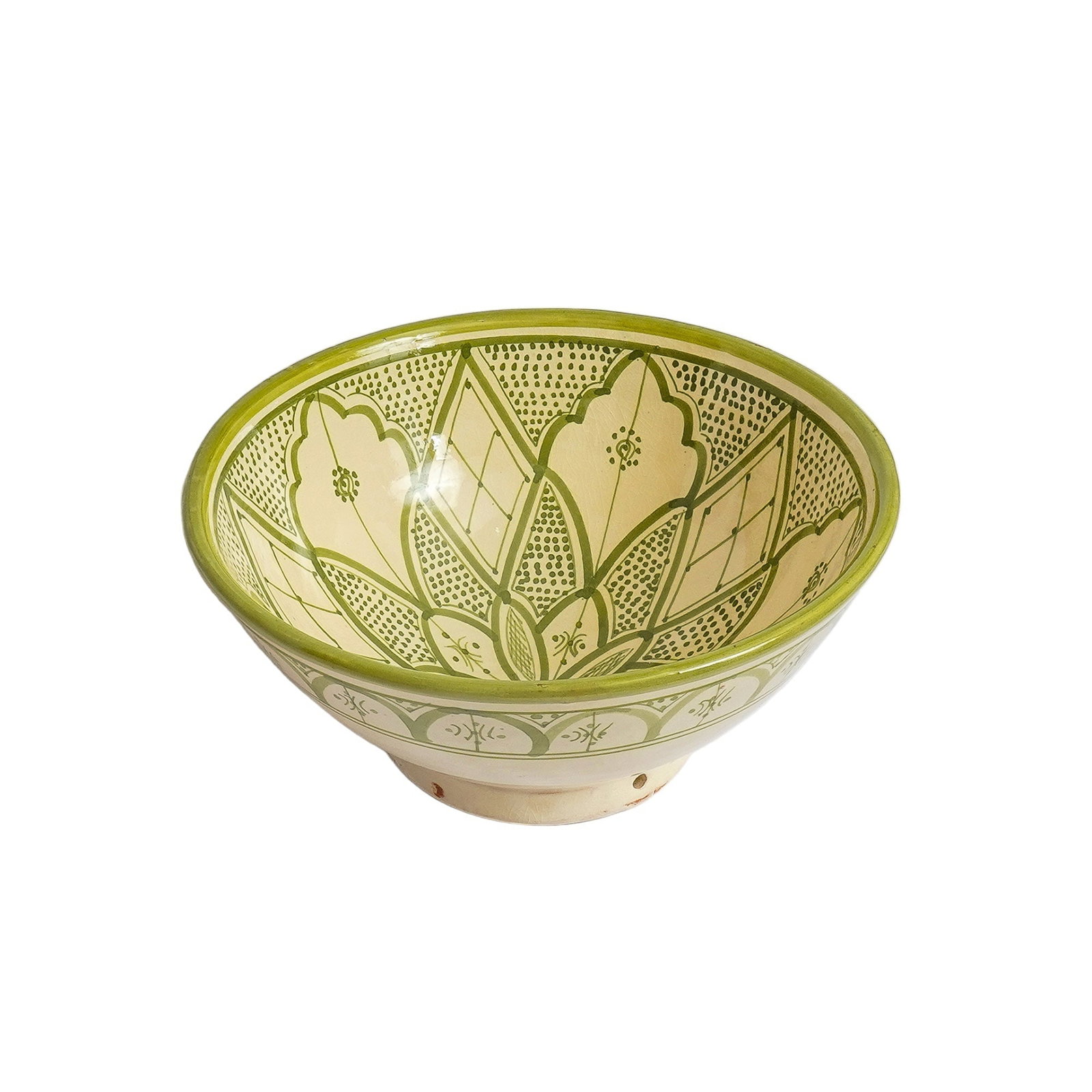Vintage Handcrafted Clay Pottery Bowl – Natural Pigments - 2