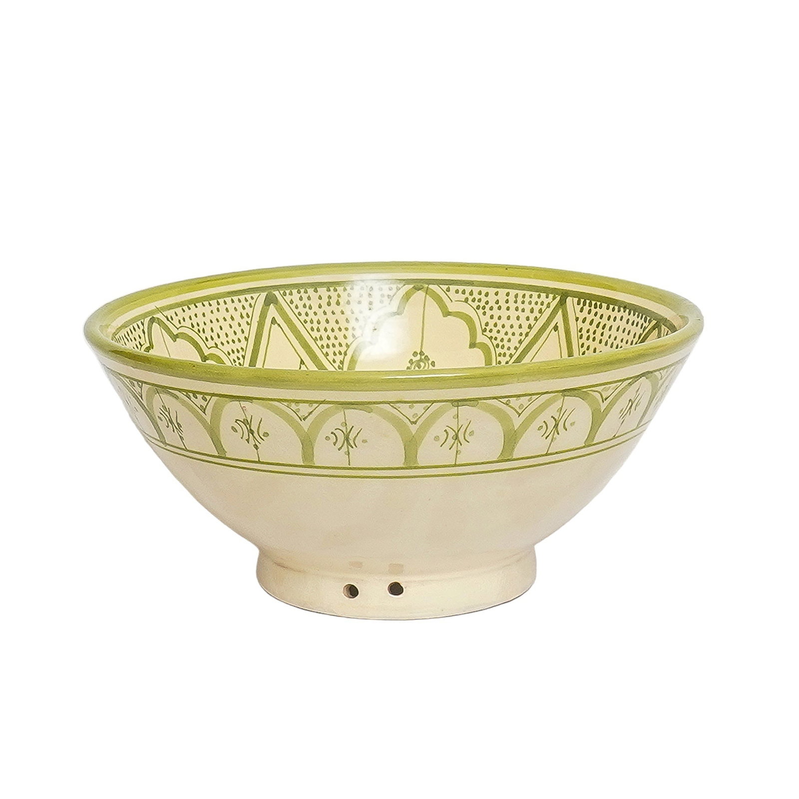 Vintage Handcrafted Clay Pottery Bowl – Natural Pigments - 3